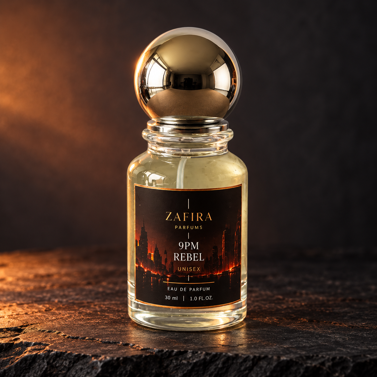 Loción Zafira Parfums 9PM Rebel, 30 ml