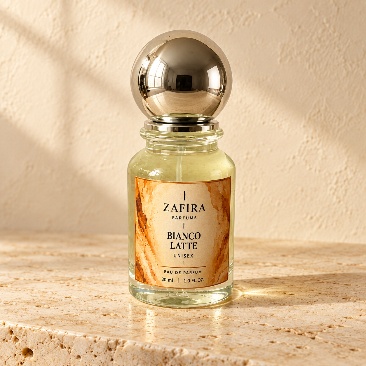 Loción Zafira Parfums Bianco Latte, 30 ml