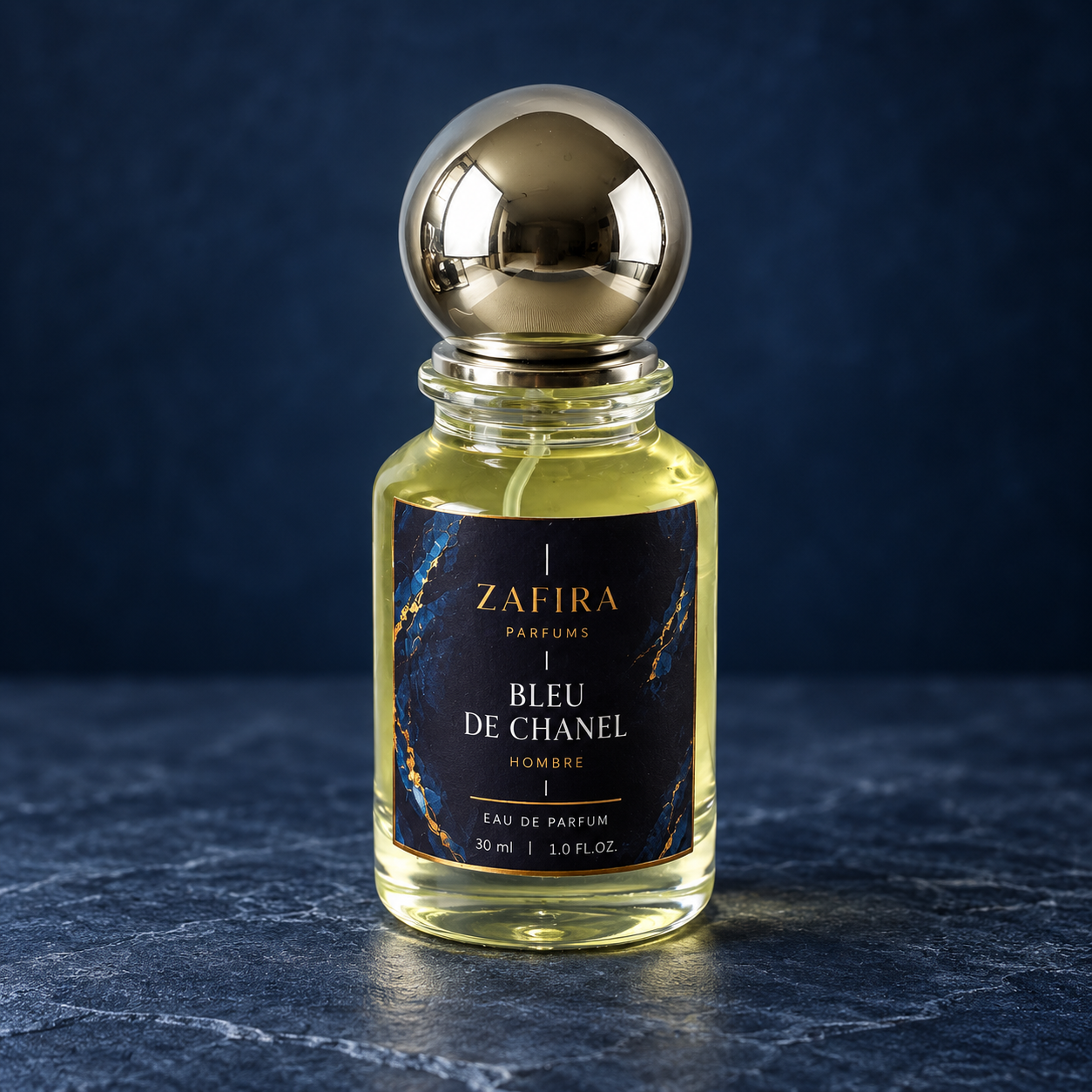 Loción Zafira Parfums Bleu de Chanel, 30 ml