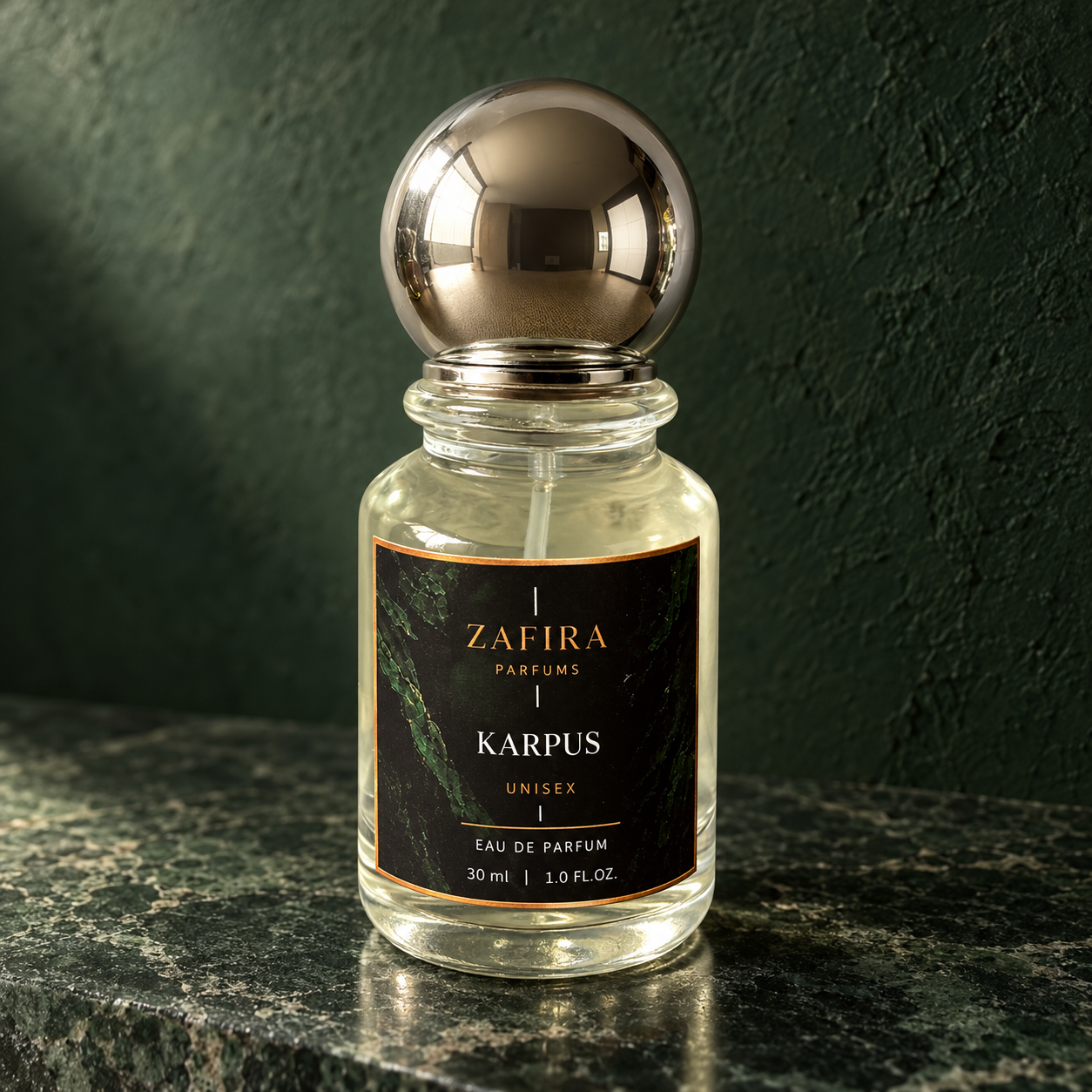 Loción Zafira Parfums Karpus, 30 ml