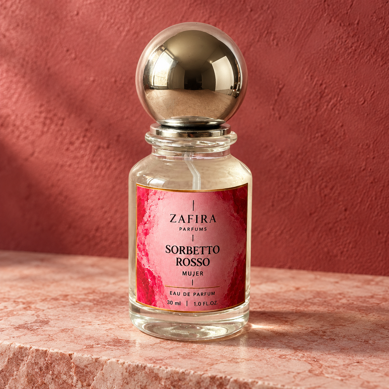 Loción Zafira Parfums Sorbetto Rosso, 30 ml